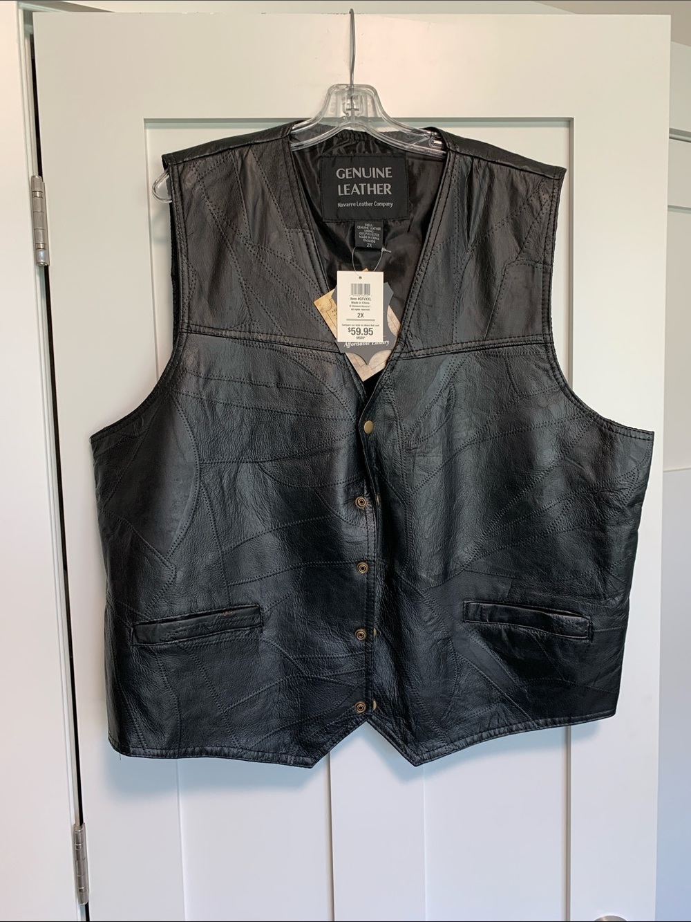 Men's Black Vest